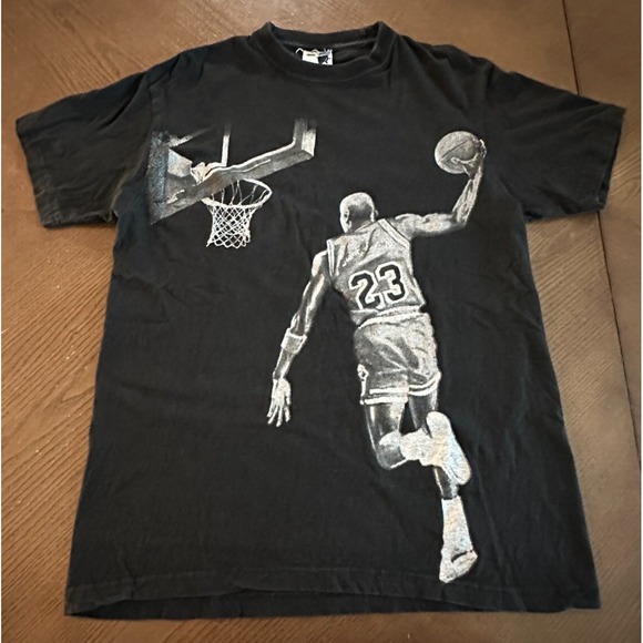 Vintage Michael Jordan Phat‎ Doc Graphic T Shirt Size L Large Basketball Dunk - Picture 1 of 7